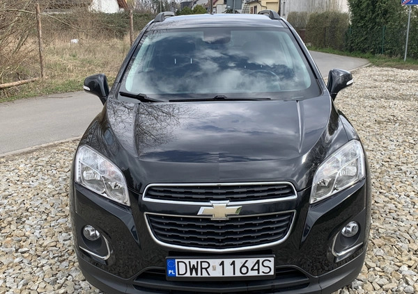 Chevrolet Trax cena 34900 przebieg: 237580, rok produkcji 2014 z Wrocław małe 742